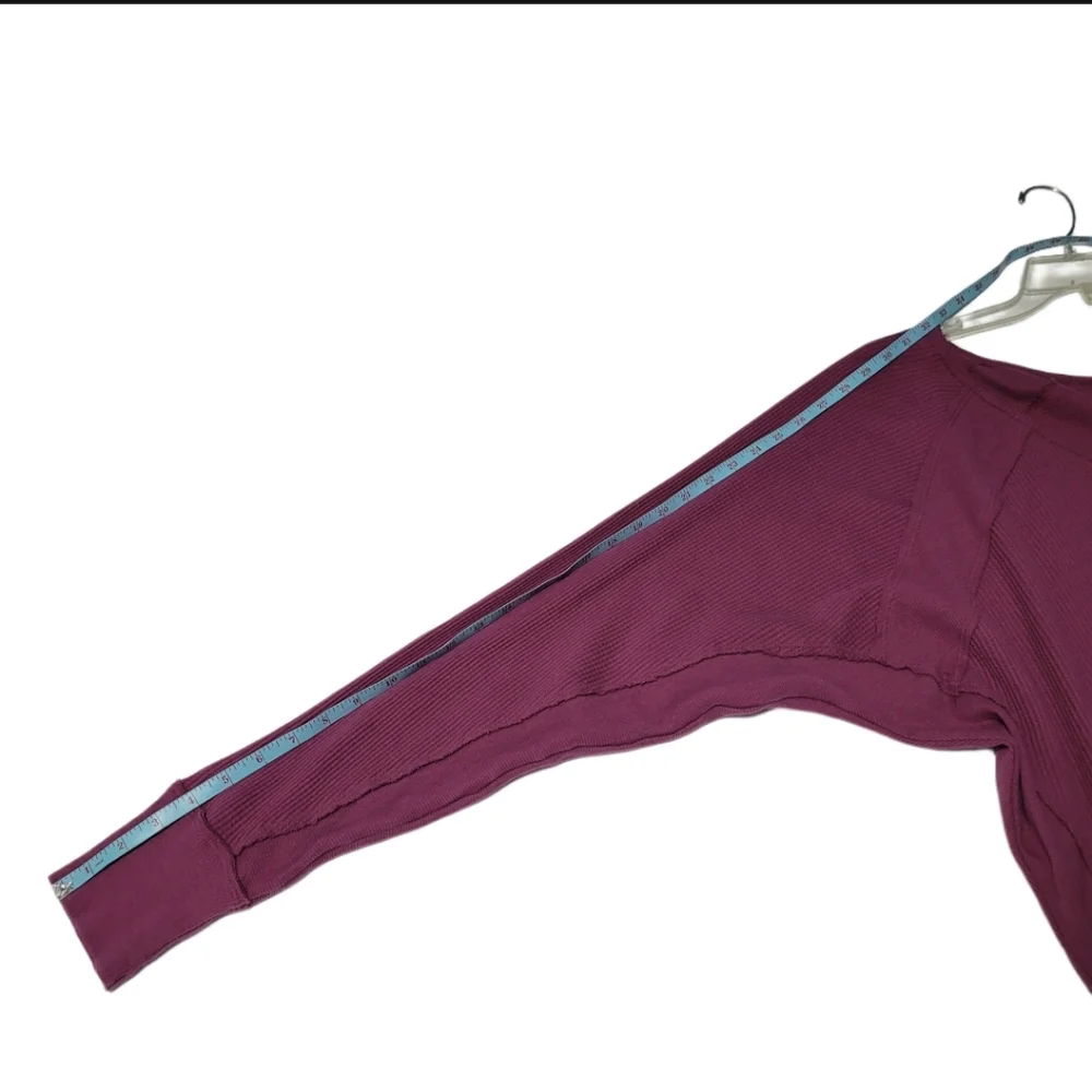 Free People   Women's Size M   Thermal Top   Mulberry - Picture 13 of 16